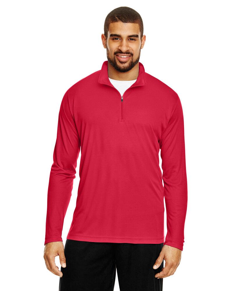 Crossfit Colosseum Mens Graphite Long Sleeve Quarter Zip - Image 4