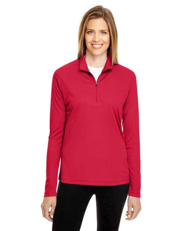 Crossfit Colosseum Ladies Black Long Sleeve Quarter Zip - Image 4