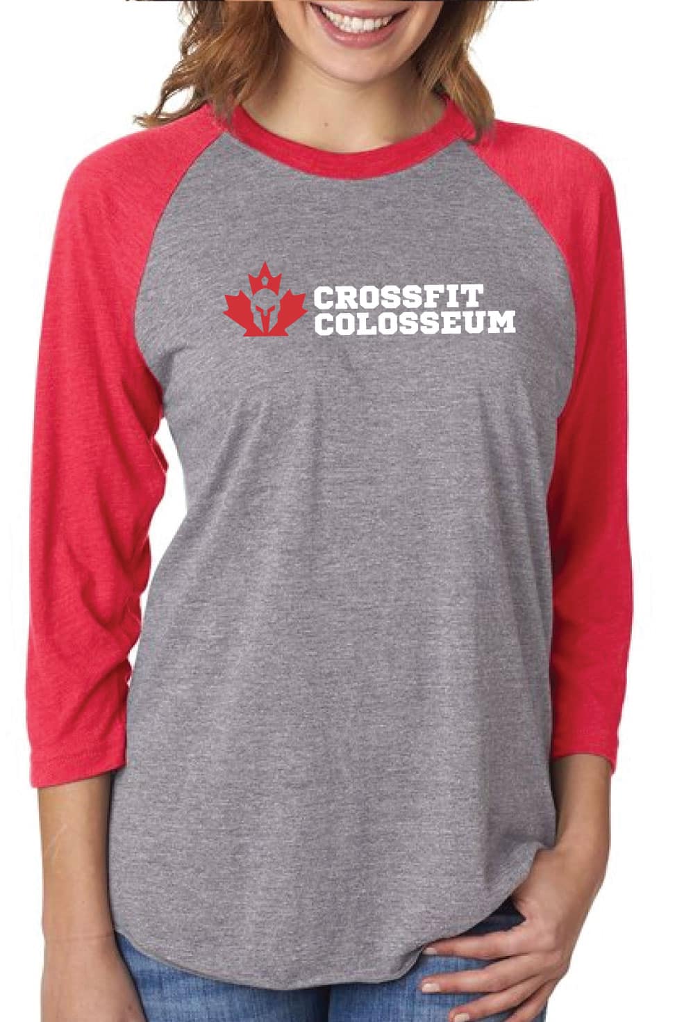 Crossfit Colosseum Unisex Baseball Shirt 3/4 Sleeve - Image 5
