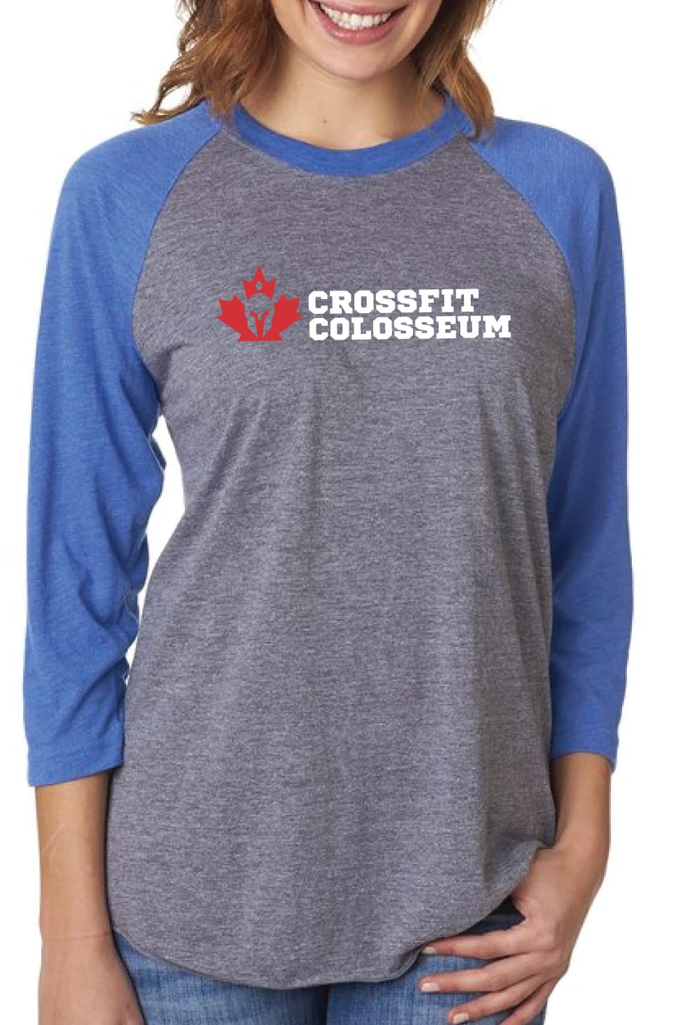 Crossfit Colosseum Unisex Baseball Shirt 3/4 Sleeve - Image 3