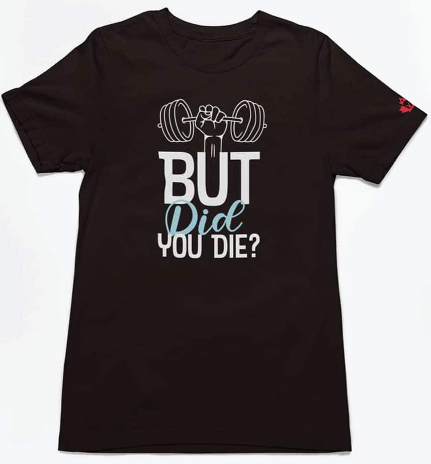 black unisex t shirt