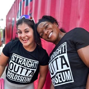 CFC Straight Outta Colosseum -  Flowy Fit Cropped T-Shirt