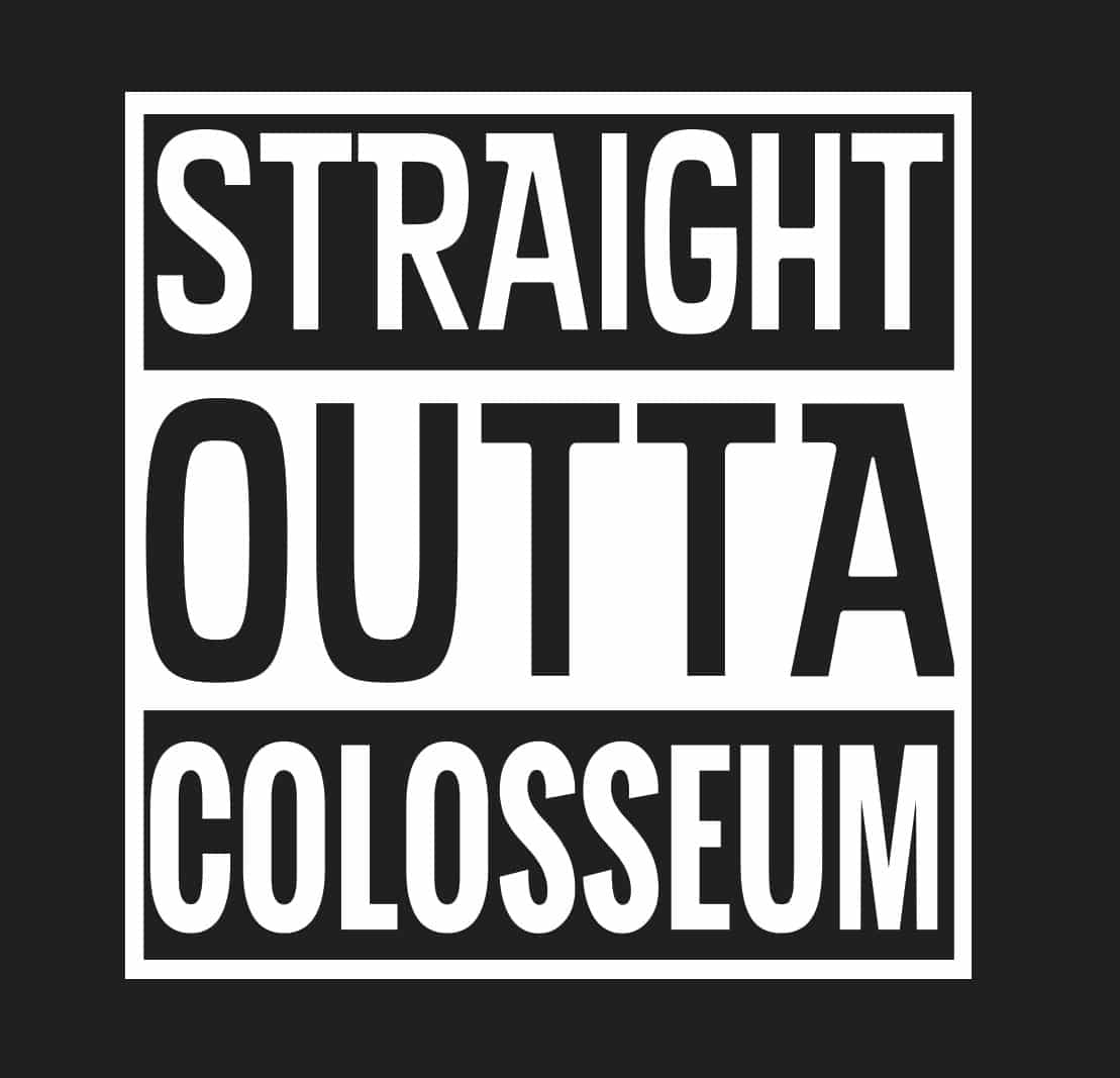 CFC Straight Outta Colosseum - Unisex T-Shirt - Image 2