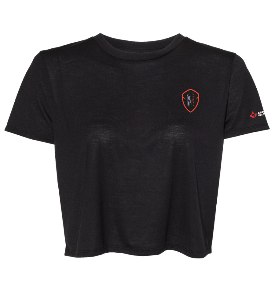 CFC Spartan Team Women’s Flowy Crop Tee
