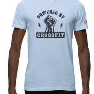 Men wearing a Tshirt with CrossFit Colosseum
